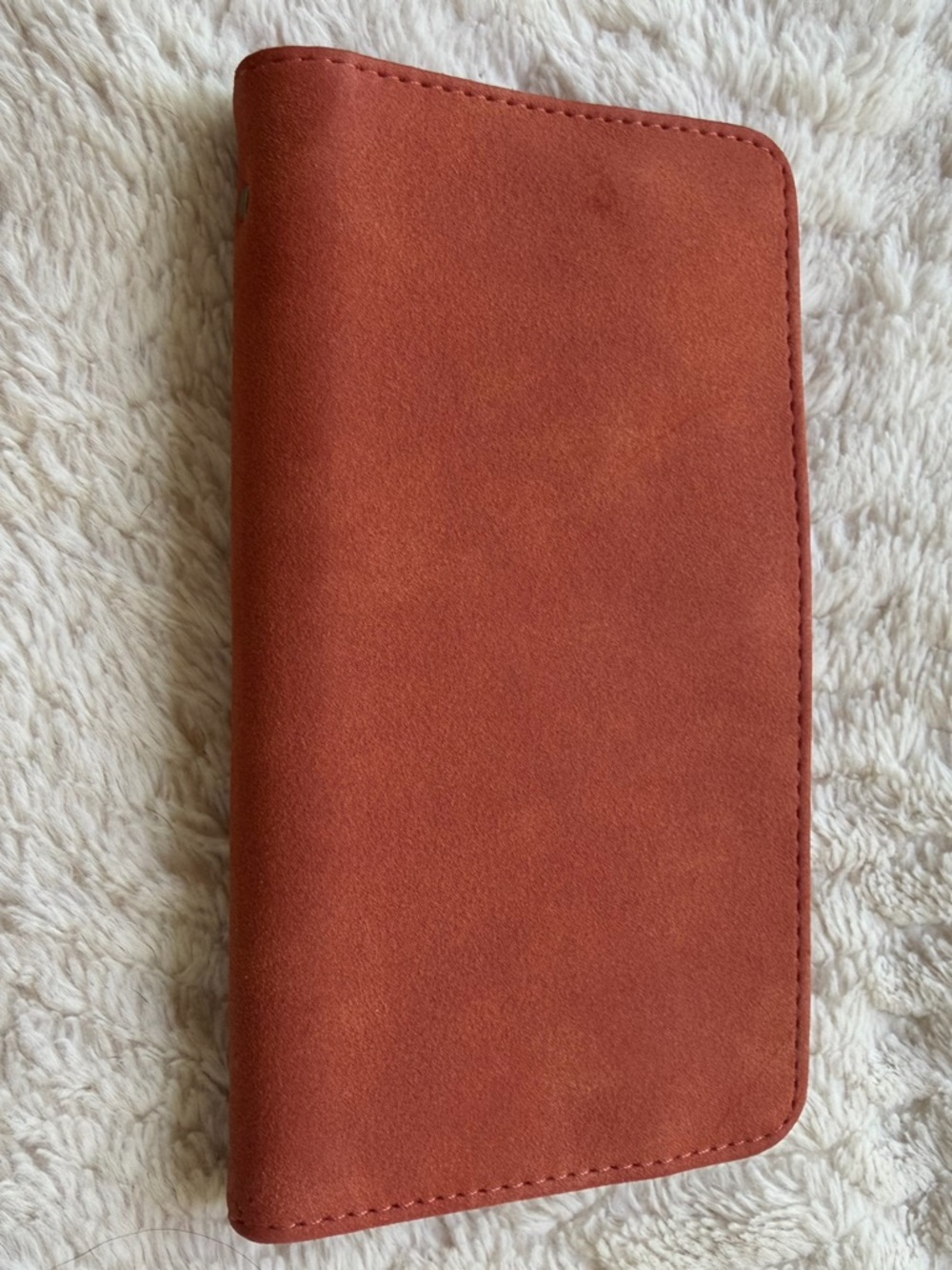 Rust Orange Suede wallet